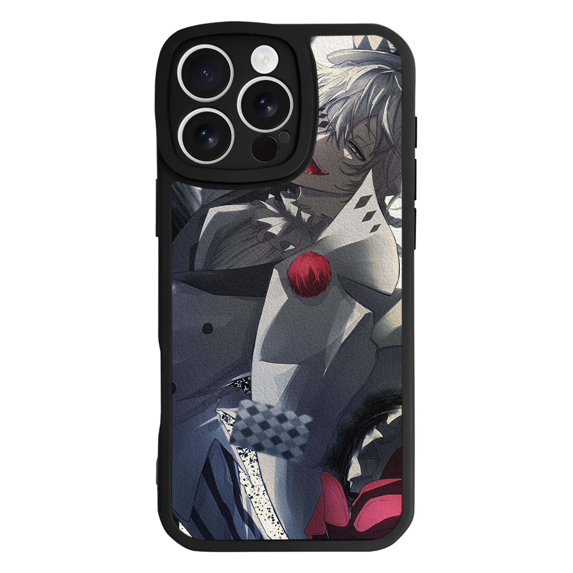 （画像用） 文豪ストレイドッグス Bungo Stray Dogs 【iPhone 16シリーズ対応】シリコンスマホケース（レザー調） 材質：シリコン